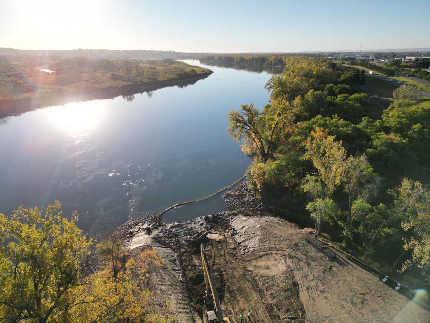 Boat ramp at car bodies